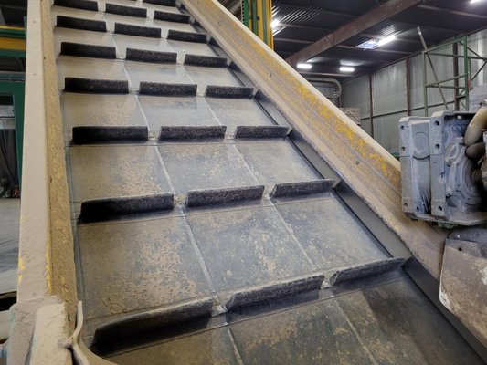 Triage et stockage des pommes de terre Auger Elevateur Auger 