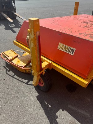 Broyeur de fanes Samon Effeuilleuse Samon ouverte