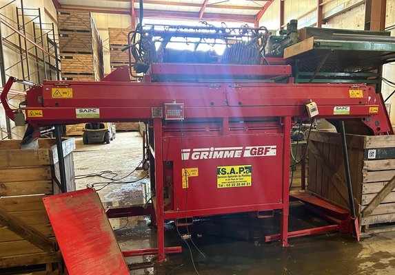 Triage et stockage des pommes de terre - Remplisseur de caisse GBF