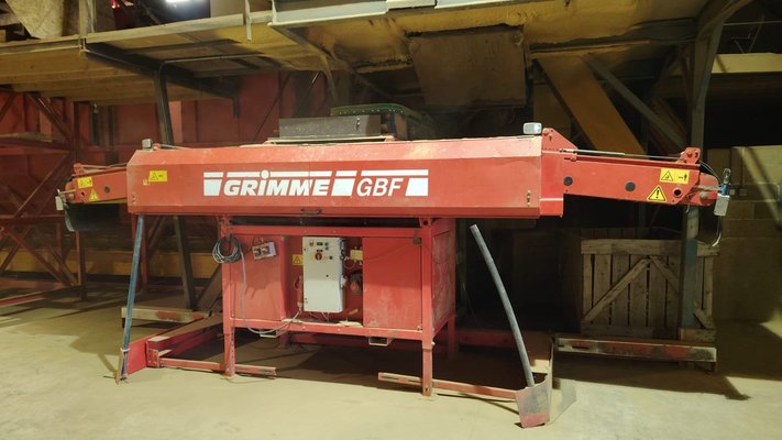 Triage et stockage des pommes de terre - Remplisseur de caisse GBF