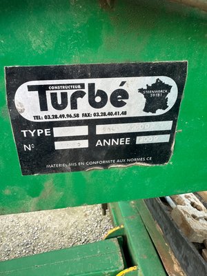 Unknown range 787 Turbé Elévateur Turbé 4.50m x 800mm 