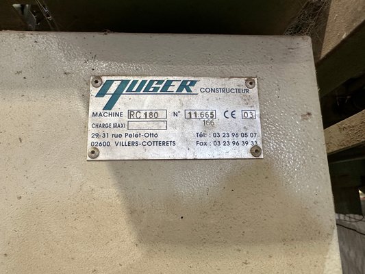 Triage et stockage des pommes de terre Auger Remplisseur RC180