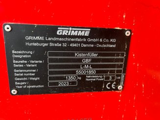 Triage et stockage des pommes de terre Grimme Remplisseur de caisse GBF