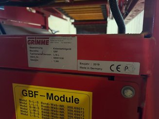 Triage et stockage des pommes de terre Grimme Remplisseur de caisse GBF